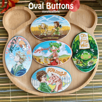 Image 1 of [PREORDER] Assorted Wholesome Oval Buttons