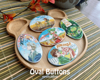 Image 2 of [PREORDER] Assorted Wholesome Oval Buttons