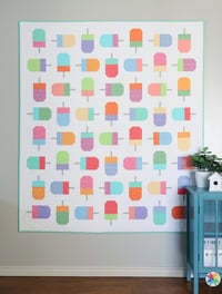 Image 3 of Juice Pops quilt pattern - PAPER pattern