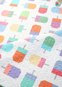 Image 6 of Juice Pops quilt pattern - PAPER pattern