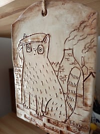 Image 4 of Handmade Ceramic Tile - Potteries Cat