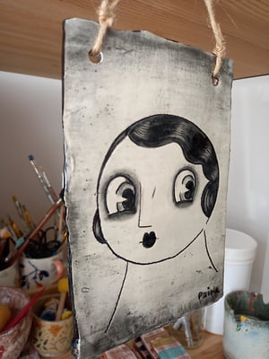 Image of Handmade Ceramic Tile - Silent Era