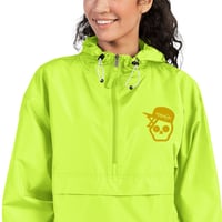 Image 11 of My Skull Is Gold Embroidered Champion Packable Jacket 