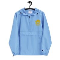 Image 8 of My Skull Is Gold Embroidered Champion Packable Jacket 