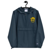 Image 10 of My Skull Is Gold Embroidered Champion Packable Jacket 