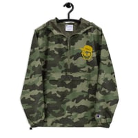 Image 2 of My Skull Is Gold Embroidered Champion Packable Jacket 