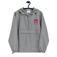 Image 5 of My Skull Is Flamingo Embroidered Champion Packable Jacket