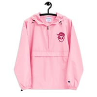 Image 7 of My Skull Is Flamingo Embroidered Champion Packable Jacket