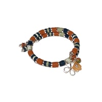 Image 8 of TERRA COTTA & TEAL Heishi Bracelet/Heishi Polymer Clay Bracelet/Stack Bracelet by Lazy Hound Gifts