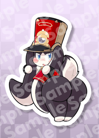 Pom-Pom Vinyl Sticker