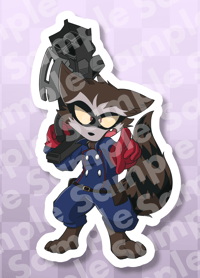 Rocket Raccoon Vinyl Sticker