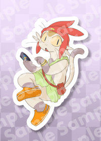 Meow Vinyl Sticker