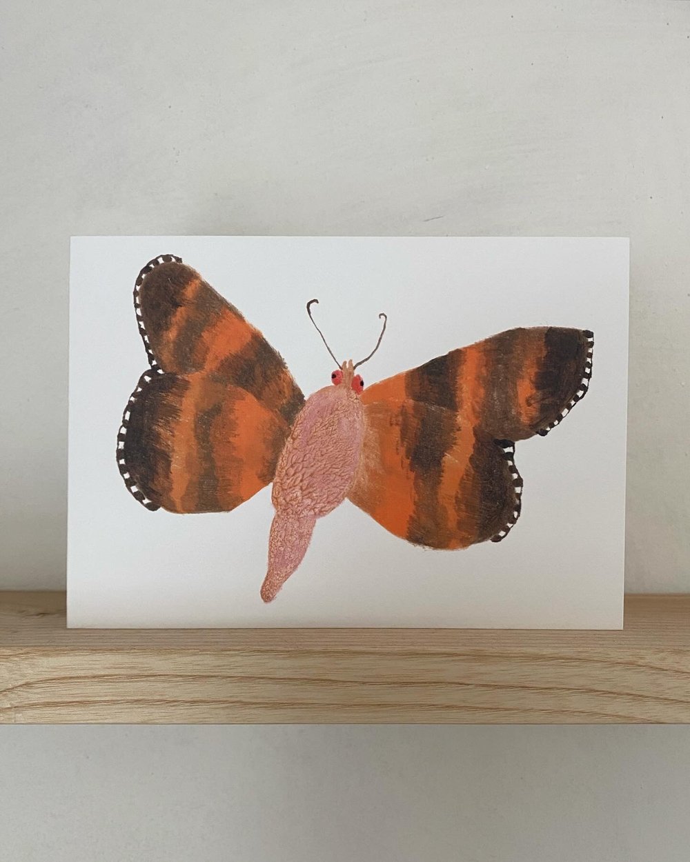 Image of Moth Greetings Card