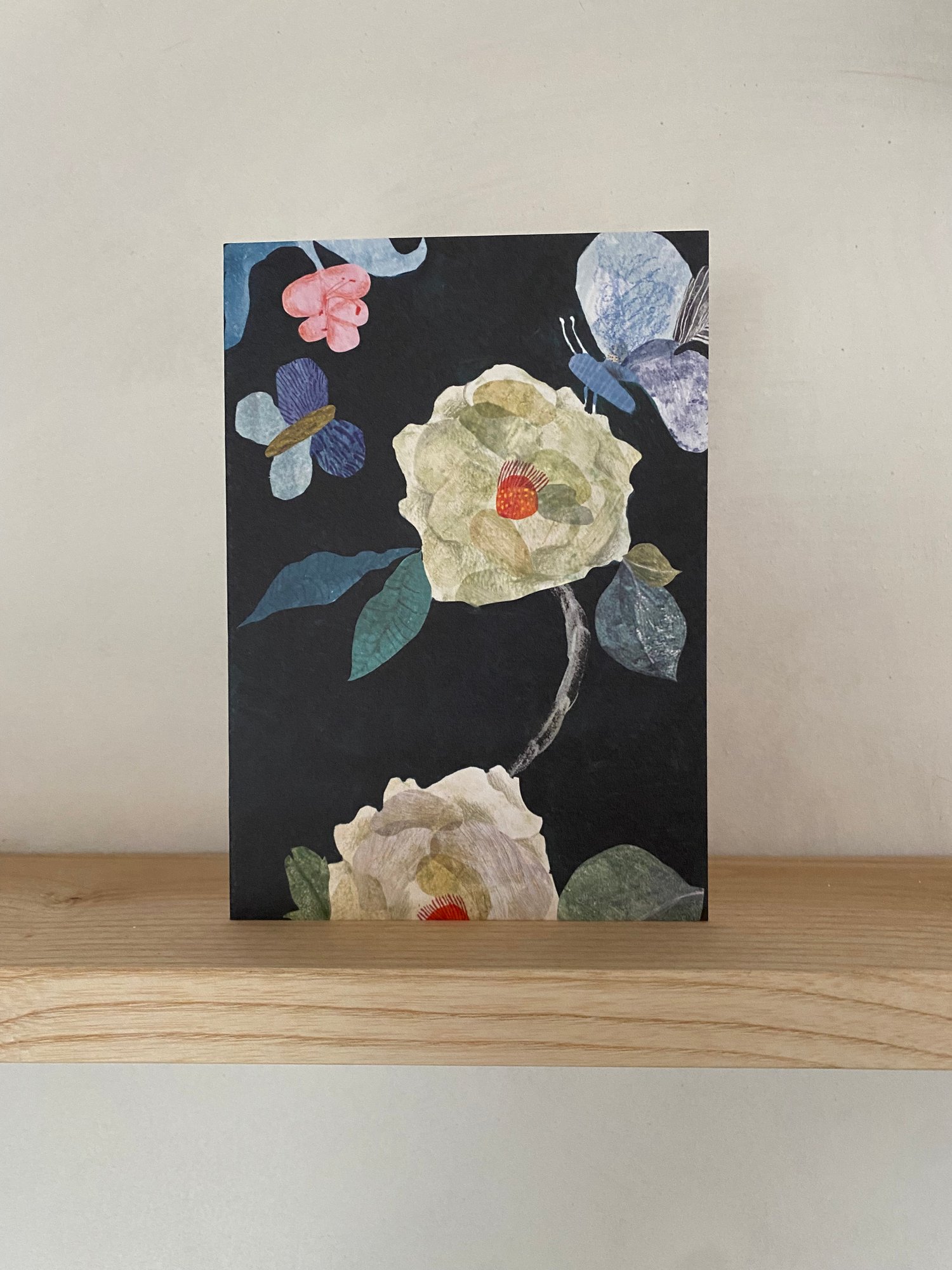 Image of Night Flowers Greetings Card