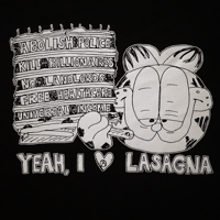 Image 2 of I LOVE LASAGNA SHIRT