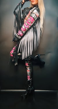 Image 2 of KISS GOD OF THUNDER FRINGED JACKET