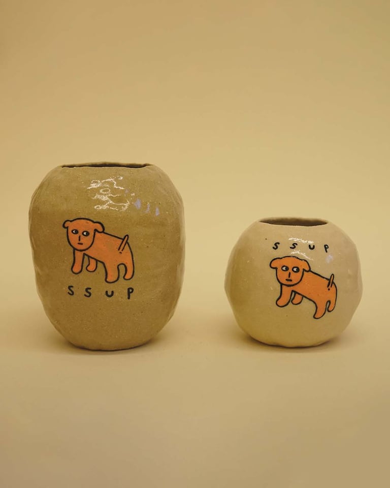 ‘Mocha’ flower small vase Image 2