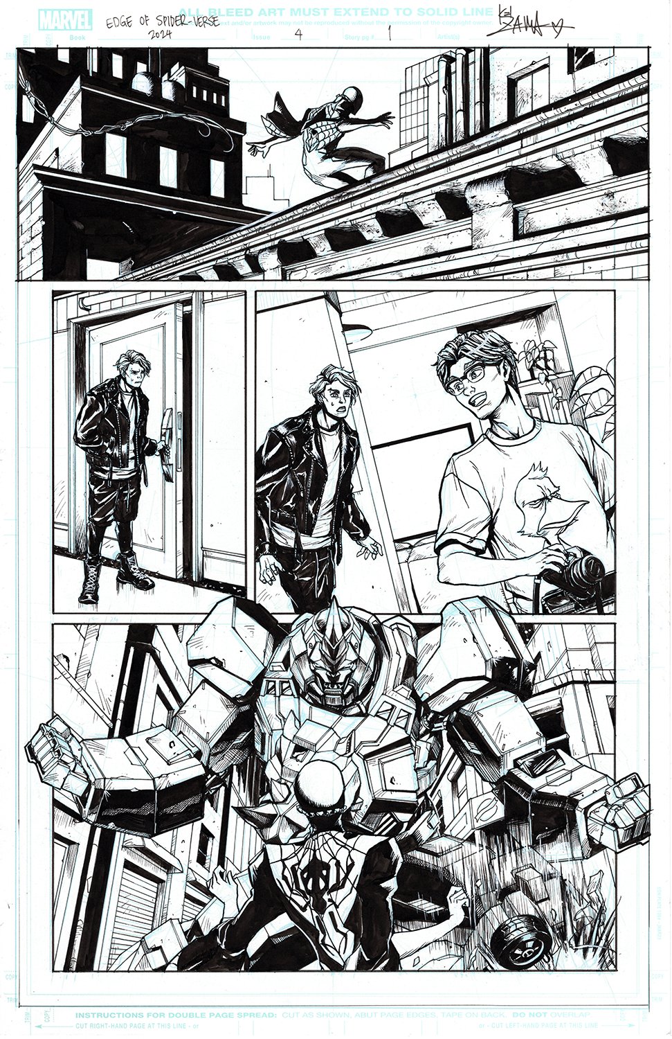 Image of Edge of Spider-Verse (2024) #3 [Web-Weaver] Page 1