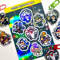 Itty Bitty Idols Holo Sticker Sheet