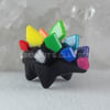 Black Colorful Stegosaurus