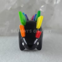 Image 4 of Black Colorful Stegosaurus