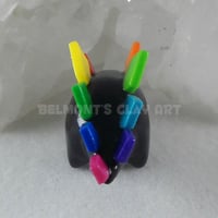 Image 5 of Black Colorful Stegosaurus