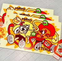 Mayo vs Ketchup Mini Print