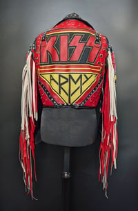 Image 9 of KISS STRUTTER RED FRINGED JACKET