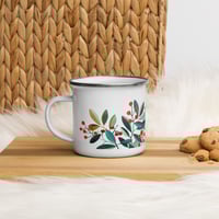 Image 3 of Berries Enamel Mug