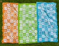 Image 2 of Splatty Checkered Towel