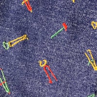 Image 3 of Salopette outils bleue 9/12 mois années 70 stock neuf