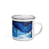 Image 3 of Woodland Enamel Mug