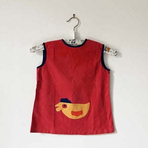 Image of Blouse 2/3 ans oiseau années 70 stock neuf