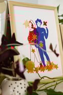 Tirage d'art format A4, "Rêve d'automne"