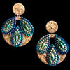 DREAM GLITTER Orbis Earring - Peacock