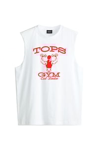 Image 1 of MUSCLE VEST WHITE