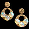 DREAM GLITTER Orbis Earring - Rainbow Crystal. 