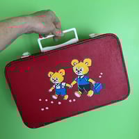 Image 2 of Valise en carton oursons années 50/60