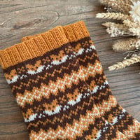 Image 3 of Patron Chaussettes Fox in the fall