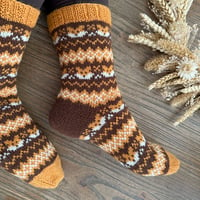 Image 2 of Patron Chaussettes Fox in the fall