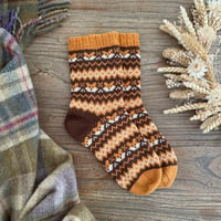 Image 5 of Patron Chaussettes Fox in the fall