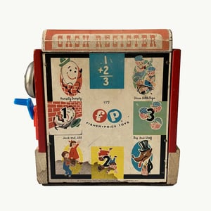 Image of Caisse enregistreuse Fisher Price années 60