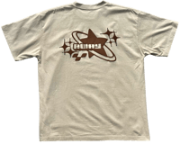 Image 2 of Beige Emblem T-Shirt | Puff Logo