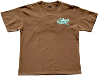 Image 1 of Brown Emblem T-Shirt | Puff Logo 