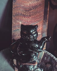 Image 2 of Black cat teapot 