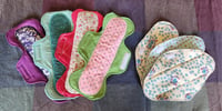 Image 1 of Heavy Flow Cotton Pad Set- Cheerful Florals