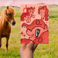 Pink Pony Print