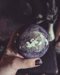 Image 5 of Lepidolite crystal ball