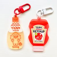 Ketchup vs. Mayo Acrylic Frosted Charms