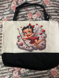 Image 2 of BETTY BOOP  different prints BIG TOTE BAG